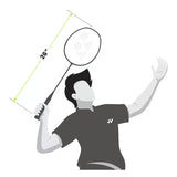YONEX Astrox Attack 9 Badminton Racket (G4, 4U DARK PURPLE)