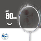 Buy now YONEX Astrox Attack 9 Racket (G4, 4U PEARL WHITE) at reasonable price only on Sppartos.com.