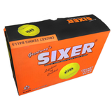 Sixer Cricket Tennis Ball  (Pack of 6, Maroon)