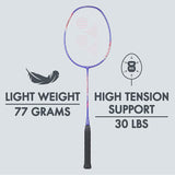 Yonex Voltric Lite 25i Badminton Racket (77 g Weight, Full Graphite)