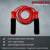 Adjustable Skipping Rope with foam grip for everyone only on sppartos.com.