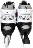 Sterling in-Line Roller Skates Adjustable Size Aluminum Base with LED Flash Light Wheels