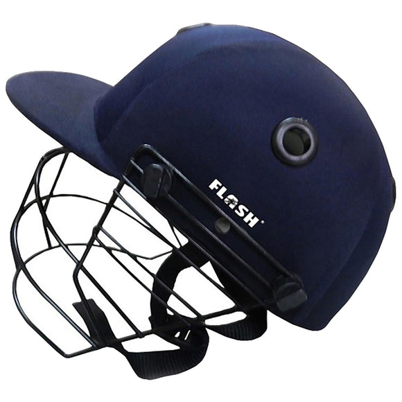 FLASH Men's Practice Cricket Helmet (Full, Blue)