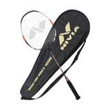 Nivia Isometrix Power 1000 Badminton Racket, G3 (Black, White & Orange)