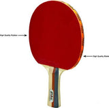 Stag International Table Tennis Racquet with wodden case | 180 grams | Intermediate | ITTF Approved Rubber | Multi- Color