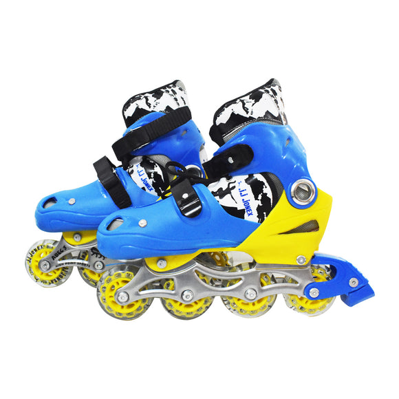 Jonex Adjustable in-Line Skates with Aluminum Base (Size Large uk4-uk8(39-42))