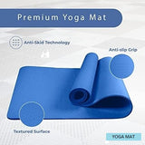 Eco Friendly Non-Slip Exercise & Fitness Imported Yoga Mat for All Type of Yoga, Pilates and Floor Exercises Buy at Good price only on Sppartos.com.