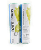 Yonex Mavis 350i Nylon Shuttlecock (Green Cap,Yellow, Made in Taiwan)