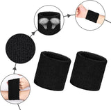 Wrist Sweat Band for Badminton Football Basketball Running & Athletic Sports, Sweat Absorbent Wrist Bands