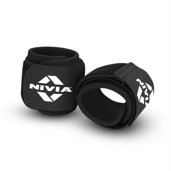 Nivia Wrist Support (Black, Pack of 2)