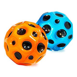 Super Bouncy Rubber Moon Ball Toy for Kids and Adults with Craters - High Bounce, Textured Grip, Perfect for Playtime Fun - Soft Foam Ball (Pack of 1) Multicolor.