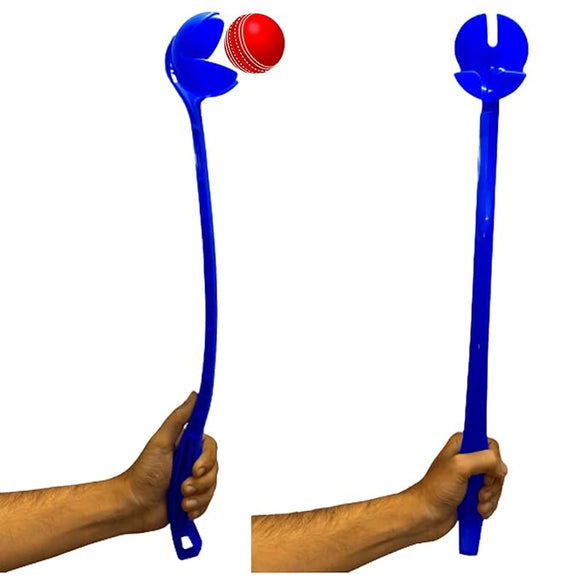 Side Arm Ball Thrower for Cricket Training with Leather, Tennis, and Plastic Balls