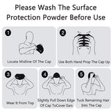 Bubble Swim Cap Waterproof Hair Protection Cap for Long Hair, Comfortable and Flexible for Swimming and Water Sports Women Men Adults Kids