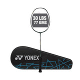 YONEX Graphite Astrox Lite 43I Strung Badminton Racket (Dark Green, 77 Grams, 30 lbs Tension)