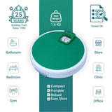 Suvarna SlimLine Body Weight Machine - Mechanical Round Weighing Scale for Home, Gym, Hospital & Medical Clinic | Capacity 150 KG | 1 Year Warranty |