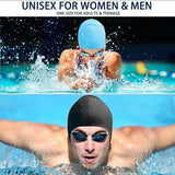 Bubble Swim Cap Waterproof Hair Protection Cap for Long Hair, Comfortable and Flexible for Swimming and Water Sports Women Men Adults Kids