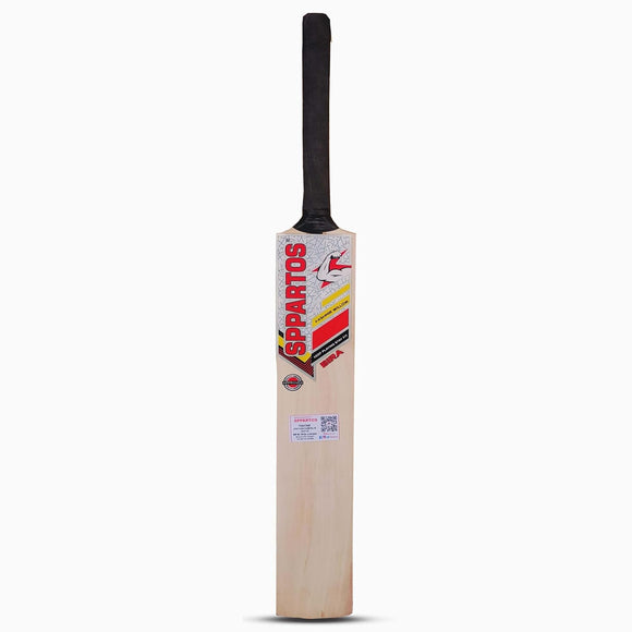Sppartos Bira Full Size Kashmir Willow Cricket Bat (Size SH, Red Design)
