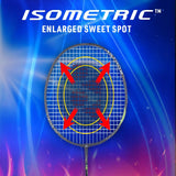 Yonex Astrox Attack 10DG Ultra Strong| Made with Japanese Graphite | Strung Badminton Racquet with Full Cover (80 Grams - 32 Lbs, Black)