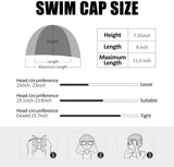 Bubble Swim Cap Waterproof Hair Protection Cap for Long Hair, Comfortable and Flexible for Swimming and Water Sports Women Men Adults Kids