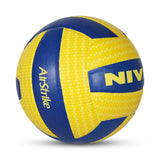 Nivia AIRSTRIKE PU Volleyball (Size: 4, Color : Yellow and Blue)