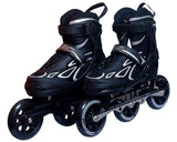 Buy Sterling Shield Adjustable Inline Skate // Inliners With 100 mm 3-PU Speedy Wheels Tri-Skates online at lowest price only on sppartos.com.