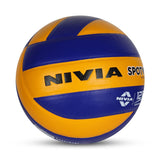 Nivia Leather Pasted 12 Panels Spot Volley Coloured Volleyball