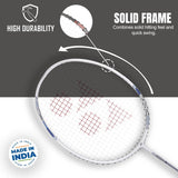 YONEX Astrox Attack 9 Racket (G4, 4U PEARL WHITE) at reasonable price only on Sppartos.com.