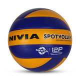 Nivia Leather Pasted 12 Panels Spot Volley Coloured Volleyball