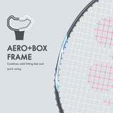YONEX Graphite Badminton Racket Astrox Lite 27i (G4 , 77 Grams , 30 lbs Tension , Blue)