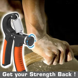 Buy Adjustable Hand Grip Strengthener for hand and wrist exercise only on sppartos.com.