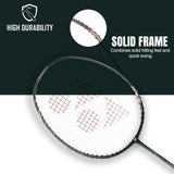 YONEX Graphite Astrox Lite 43I Strung Badminton Racket (Dark Green, 77 Grams, 30 lbs Tension)