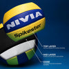 NIVIA Spikester (Encounter) 494 Polypropylene Volleyball, Size - 4 (Multicolour)