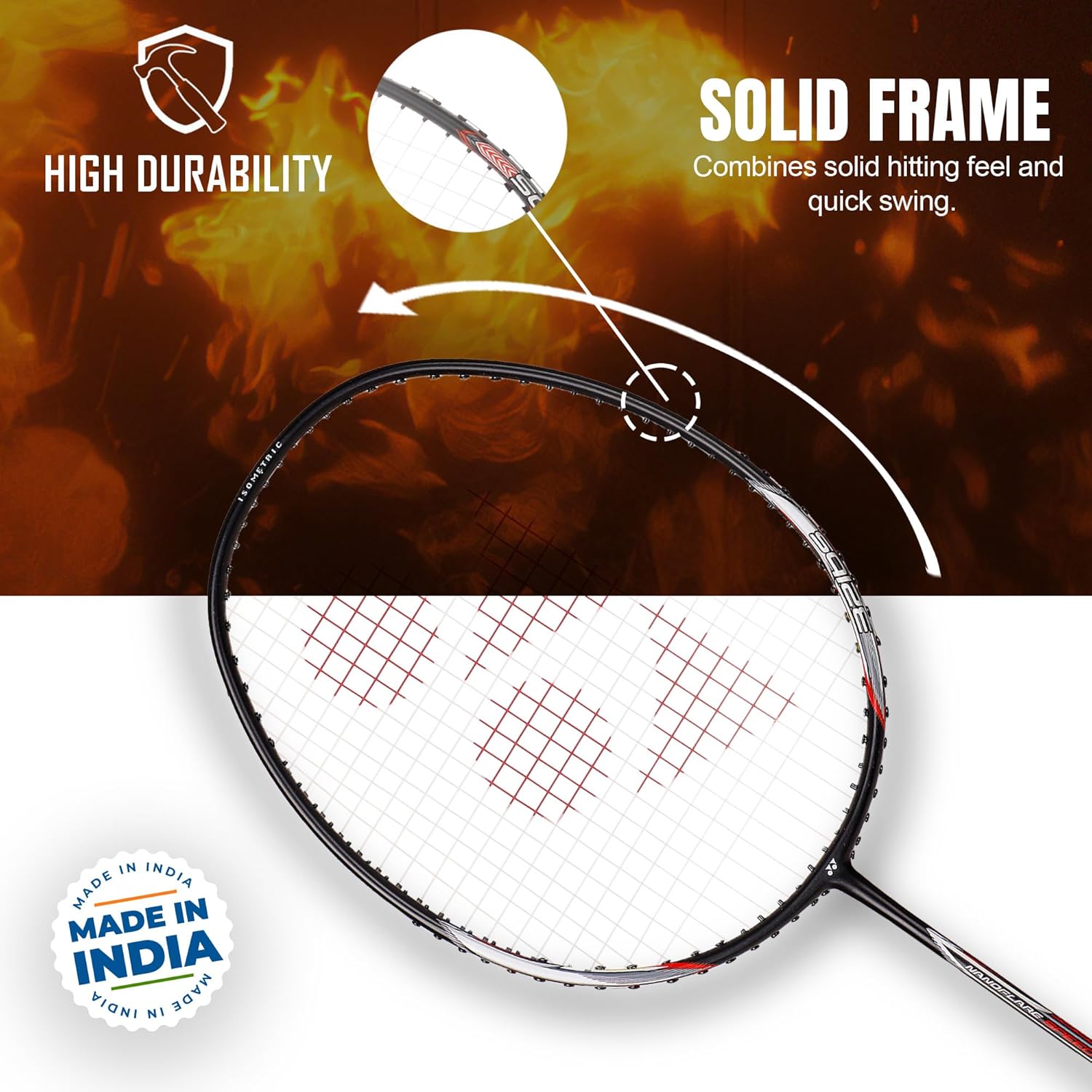 Finnex Racket YONEX Badminton Racket NANOFLARE Speed 7 White | sppartos