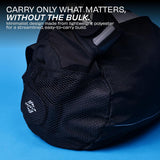 Nivia Basic Polyester Duffle Bag for Men & Women, Side Mesh Pocket, Workout & Training Bag, Suitable for Gym, Fitness, Sports & Travel with Adjustable Shoulder Strap (Black)