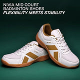 Nivia Mid Court Non Marking Badminton Shoes for Men Designed for Badminton, Volleyball, Squash, Table Tennis, Pickleball