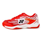 YONEX V200-i Badminton Shoes (RUBY RED MEDALLION GOLD)| Made in India | Ideal for Badminton,Squash,Table Tennis,Volleyball | Non-Marking Sole | TRU Cushion | Ergo Shape | Hexagrip