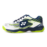 YONEX Velo V200-i Non Marking Badminton Shoes (WHITE DEEP OCEAN)
