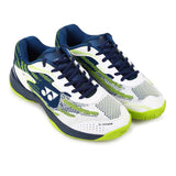 YONEX Velo V200-i Non Marking Badminton Shoes (WHITE DEEP OCEAN)