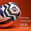 Nivia Dominator 3.0 Football, Match Ball, 32 Panels, Durable & Soft PU Leather, Butyl Fabric Wounded Bladder, FIFA Basic, to Play on Both Natural and Artificial Grass (Size - 5, Multicolor)