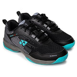 Yonex VELO V100i Badminton Shoes (BLACK VIVID SKY)