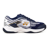 YONEX V200-i Badminton Shoes (INDIGO MARINE WHITE)| Made in India | Ideal for Badminton,Squash,Table Tennis,Volleyball | Non-Marking Sole | TRU Cushion | Ergo Shape | Hexagrip