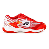 YONEX V200-i Badminton Shoes (RUBY RED MEDALLION GOLD)| Made in India | Ideal for Badminton,Squash,Table Tennis,Volleyball | Non-Marking Sole | TRU Cushion | Ergo Shape | Hexagrip