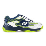 YONEX Velo V200-i Non Marking Badminton Shoes (WHITE DEEP OCEAN)