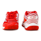 YONEX V200-i Badminton Shoes (RUBY RED MEDALLION GOLD)| Made in India | Ideal for Badminton,Squash,Table Tennis,Volleyball | Non-Marking Sole | TRU Cushion | Ergo Shape | Hexagrip
