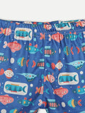 Regular Fit Printed Bottom for Kids | Boys Swimwear | Adjustable, Quick Drying Shorts for Swimming, Beachwear, Waterpark