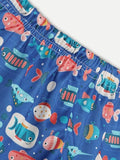 Regular Fit Printed Bottom for Kids | Boys Swimwear | Adjustable, Quick Drying Shorts for Swimming, Beachwear, Waterpark