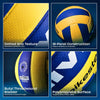 NIVIA Spikester (Encounter) 494 Polypropylene Volleyball, Size - 4 (Multicolour)