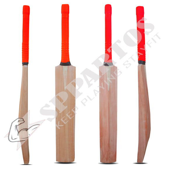 Sppartos Plain English Willow Cricket Bat, Lightweight Design for Dynamic Power, Perfect for Leather and Tennis Ball Play, Full-Size Design, Elevate Your Performance, Ideal for Players of All Skill Levels