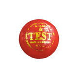 Eddy Test 4 Piece Leather Cricket Ball(Red)