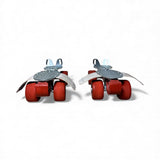 Attack Adjustable Tenacity Roller Skates with Rubber Wheels and Breaks